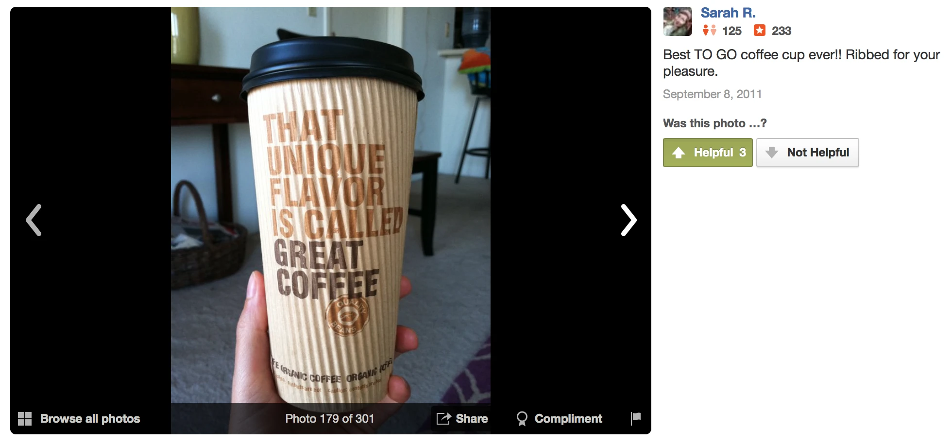 A yelp review of Viento Agua Coffeehouse and Gallery in Long Beach, CA